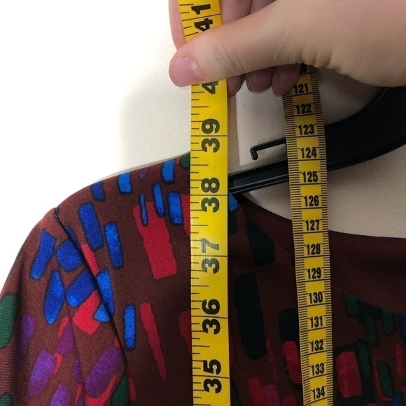 Ellen Tracy Gathered Waist Sheath Dress Sz 10 - Picture 5 of 7